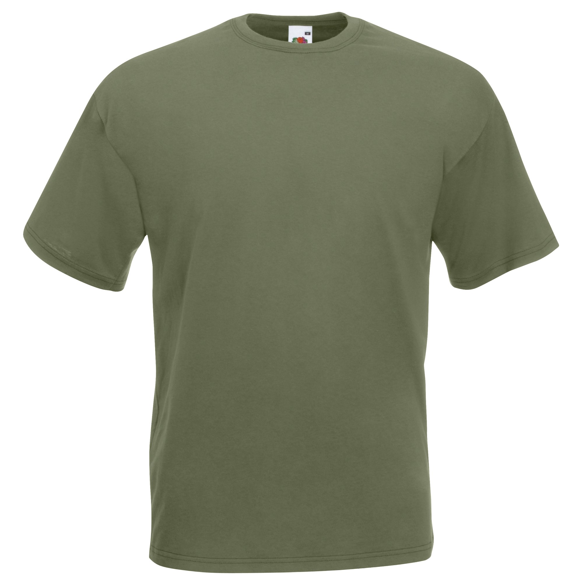Fruit Of The Loom Men's Valueweight Short Sleeve T-Shirt - Bottle Green | Comfortable Cotton Tee for Casual Wear, Gym & Everyday Outfits