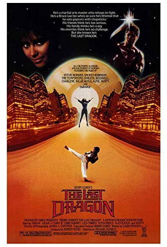 The Last Dragon Movie Poster 36x24 - Taimak & Vanity Wall Art Print - MariposaPrints - Perfect for Home Theater, Bedroom Decor & 80s Movie Fan Gifts