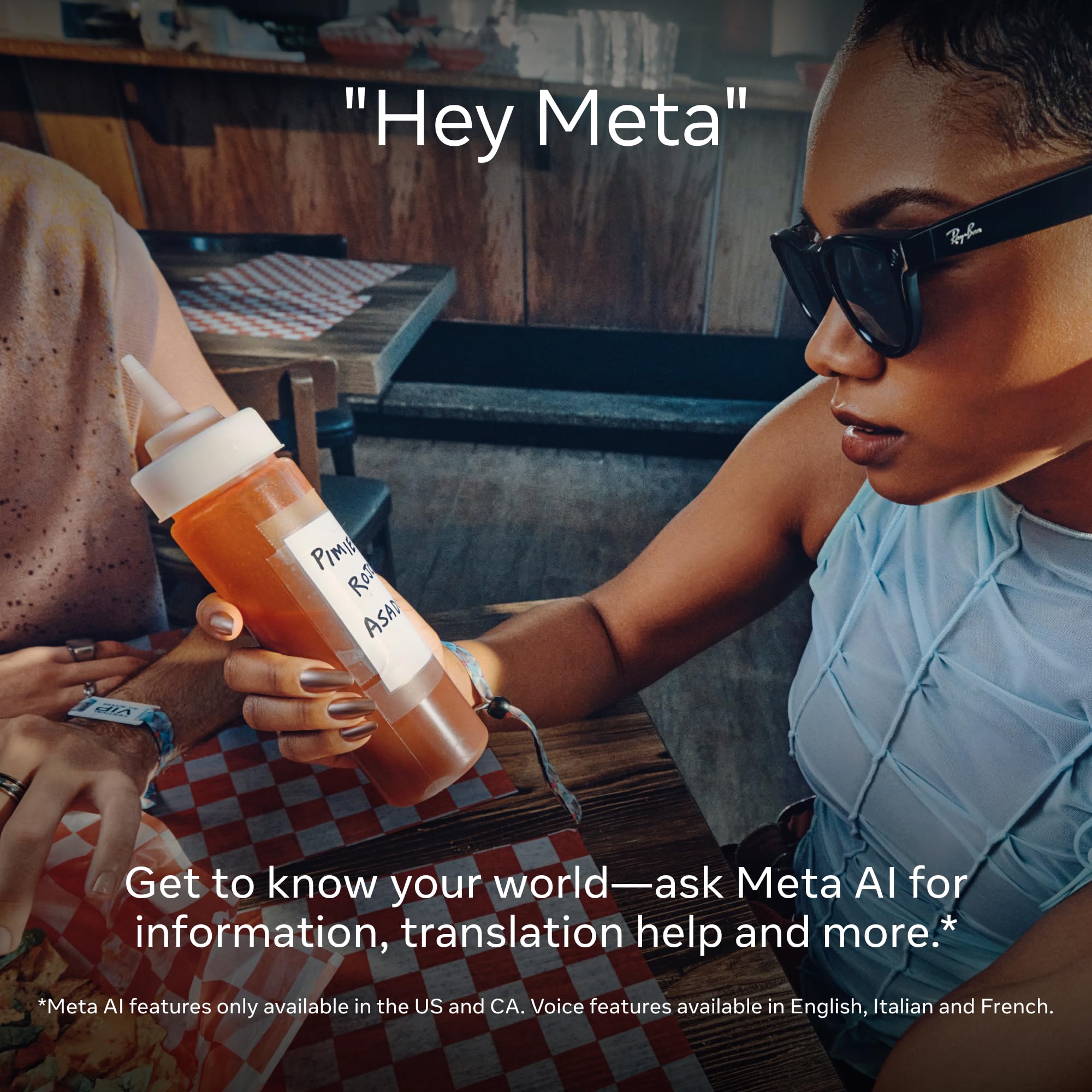 Refurbished Meta Ray-Ban Smart Glasses - Premium Sunglasses with Camera & Voice Assistant for Outdoor Adventures & Social Media Content Creation
