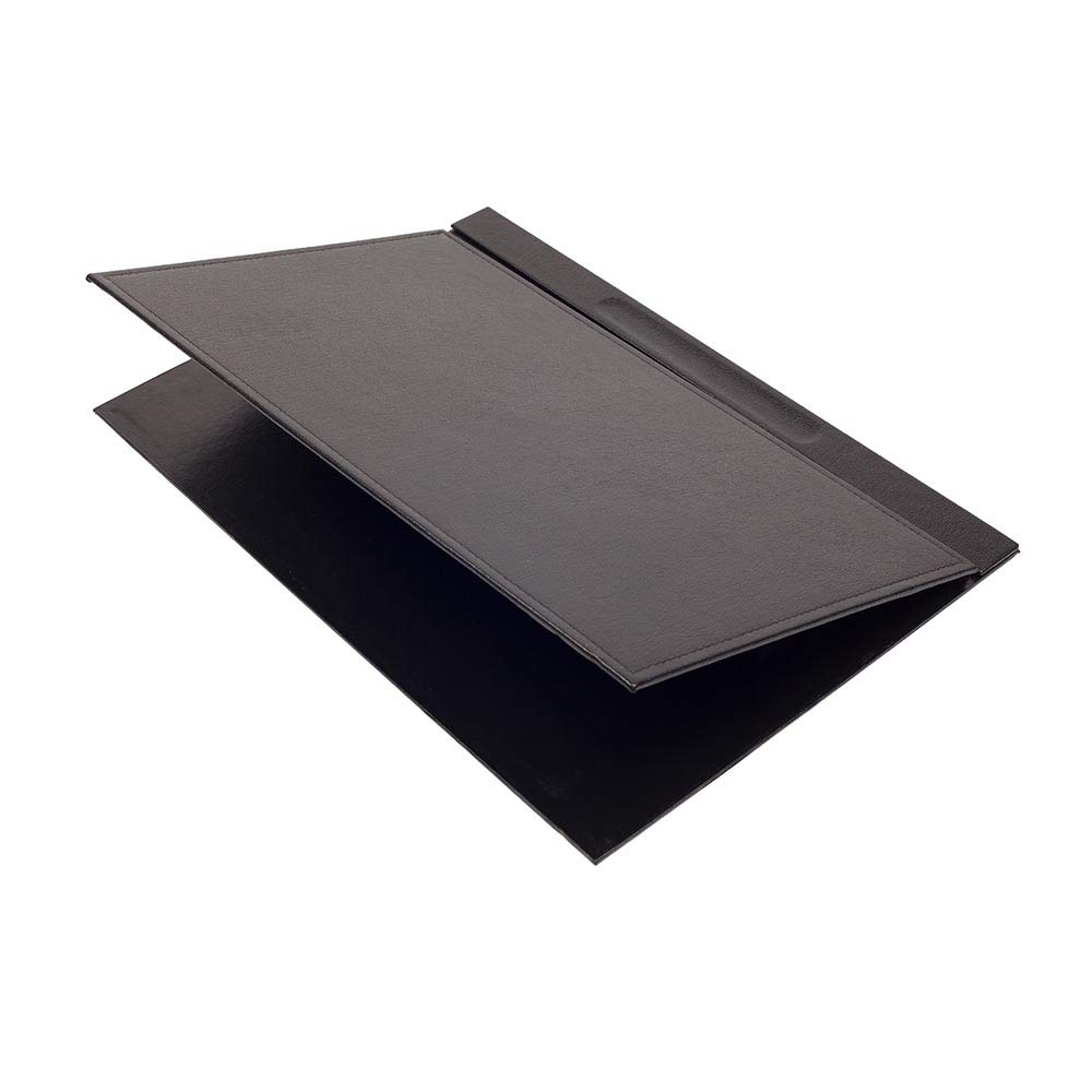 Premium Leather Desk Pad with Cover - Large Office Desk Organizer for Writing & Work, Non-Slip Desk Mat Protector - Perfect for Home Office, Study & Workstation (Black)