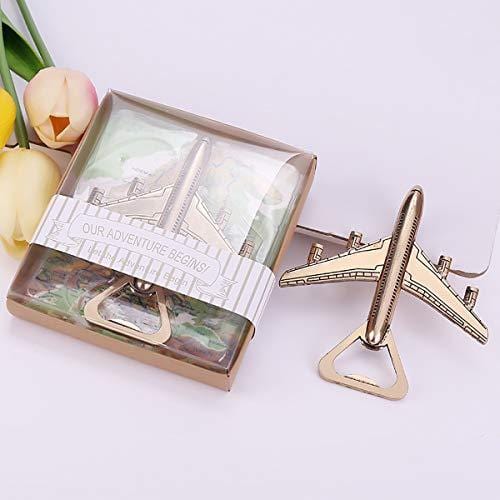 Stainless Steel Aircraft Bottle Opener - Easy Open Beer Bottle Cap Remover - Unique Birthday Gift for Beer Lovers - Cool Bar Gadgets for Home, Parties & Outdoor Adventures