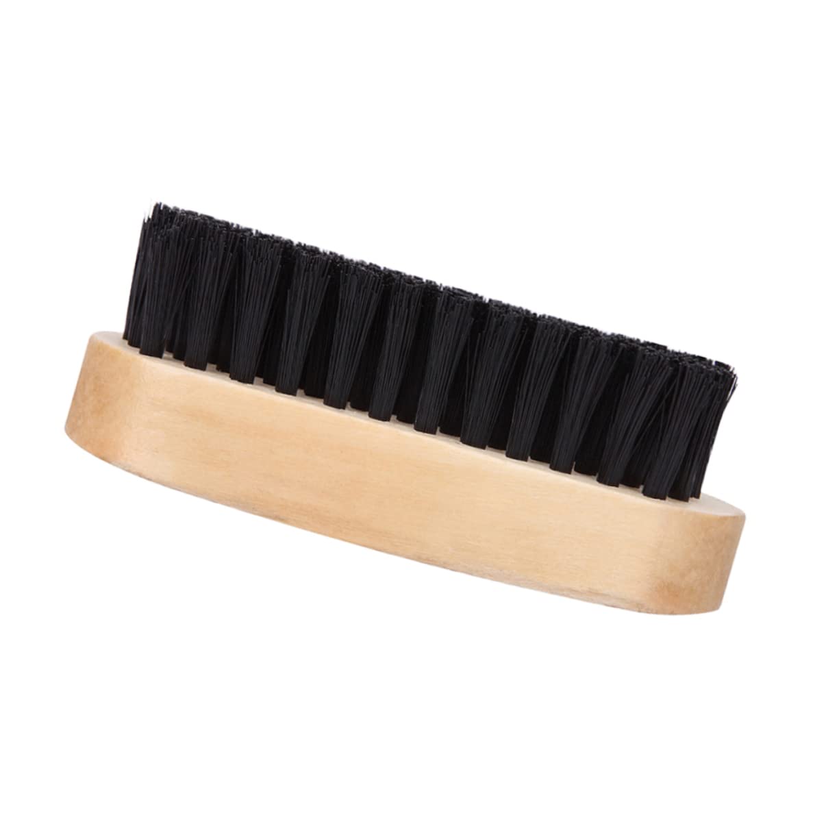 Lurrose Professional Facial Cleaning Brush - Leather, Nail & Beard Care Brush for Smoothing, Styling & Massage | Synthetic Bristles for Gentle Exfoliation & Grooming | Perfect for Men's Beard Care & Skincare Routine