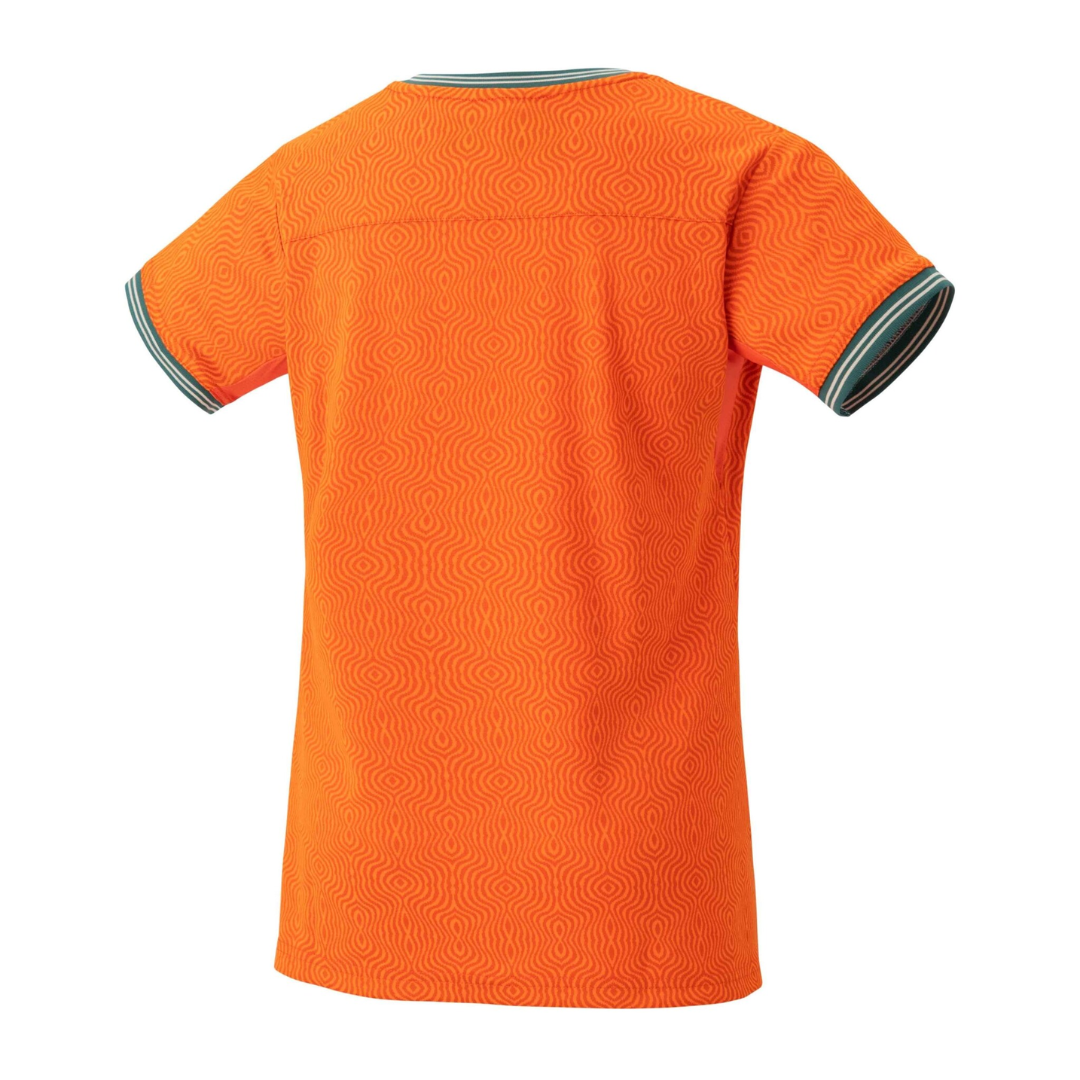 Yonex 20758 Women's Crew Neck T-Shirt - Breathable Cotton Athletic Top for Tennis, Golf & Casual Wear
