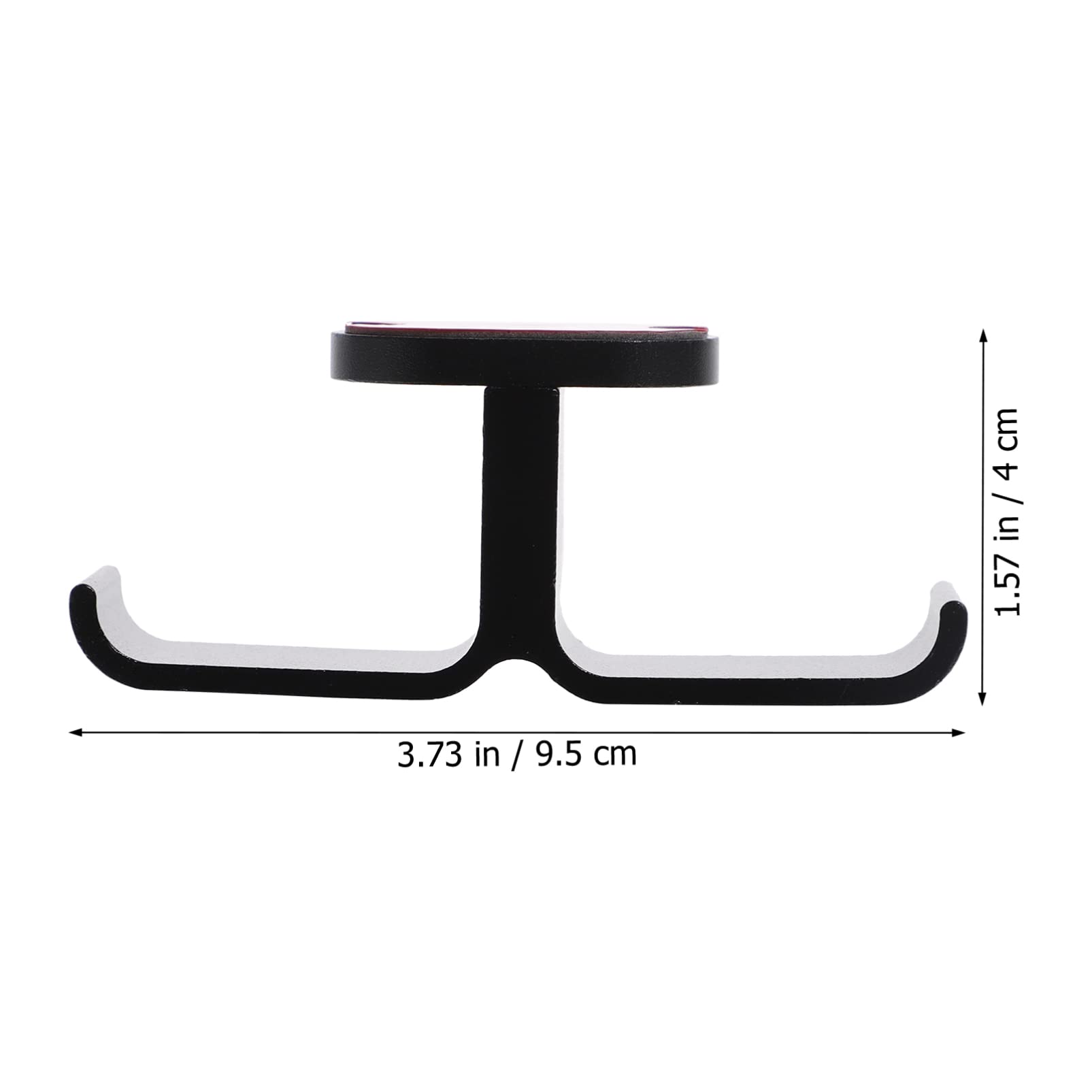 Uonlytech 2-Pack Headset Hanger - Adjustable Headphone Stand Hook for Desk, Under Desk Headset Holder with Non-Slip Base - Perfect for Gaming Setup, Office & Home Workspace Organization