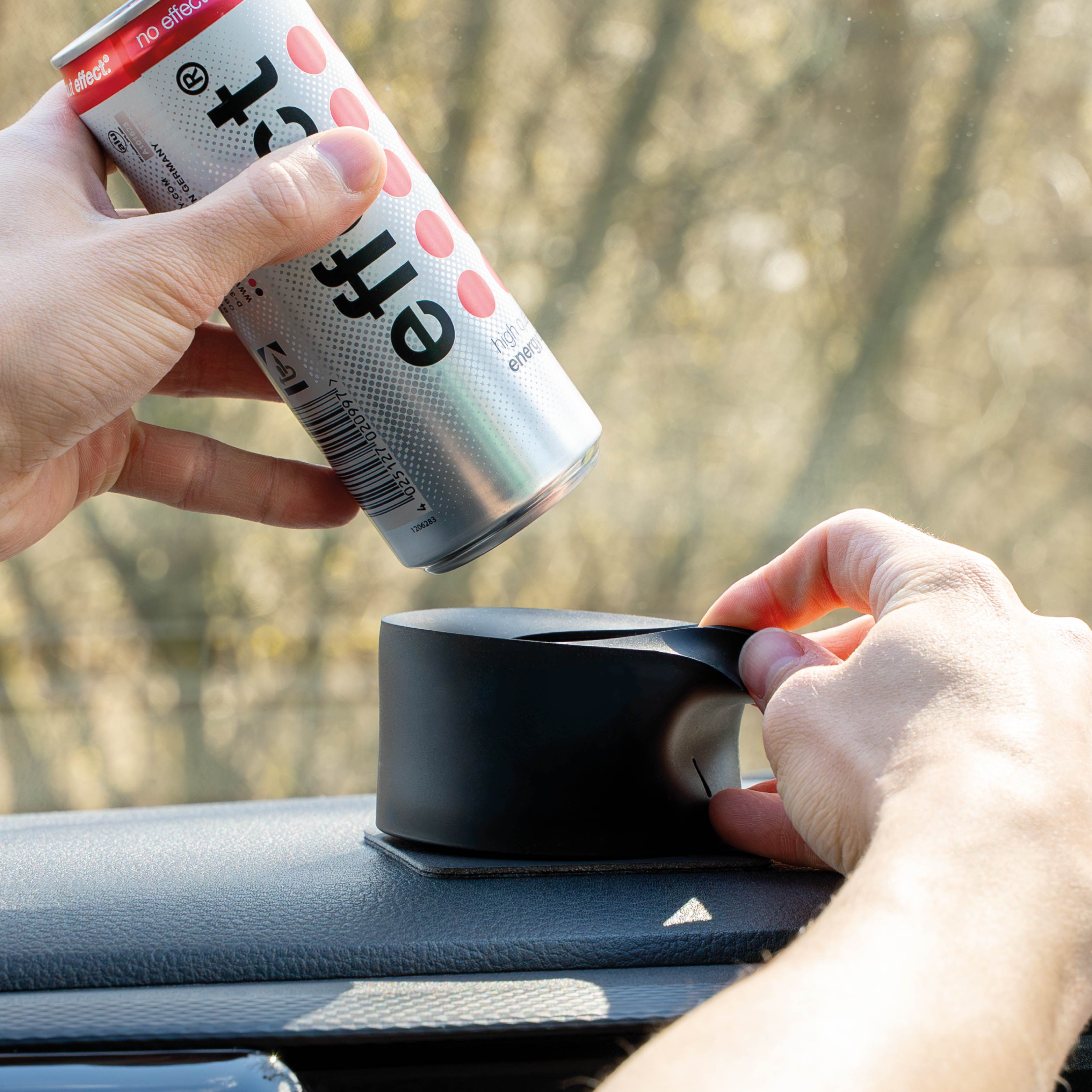 Universal Magnetic Bottle and Can Holder with Pad - Perfect for Kitchen, Fridge, Garage, and Outdoor Use