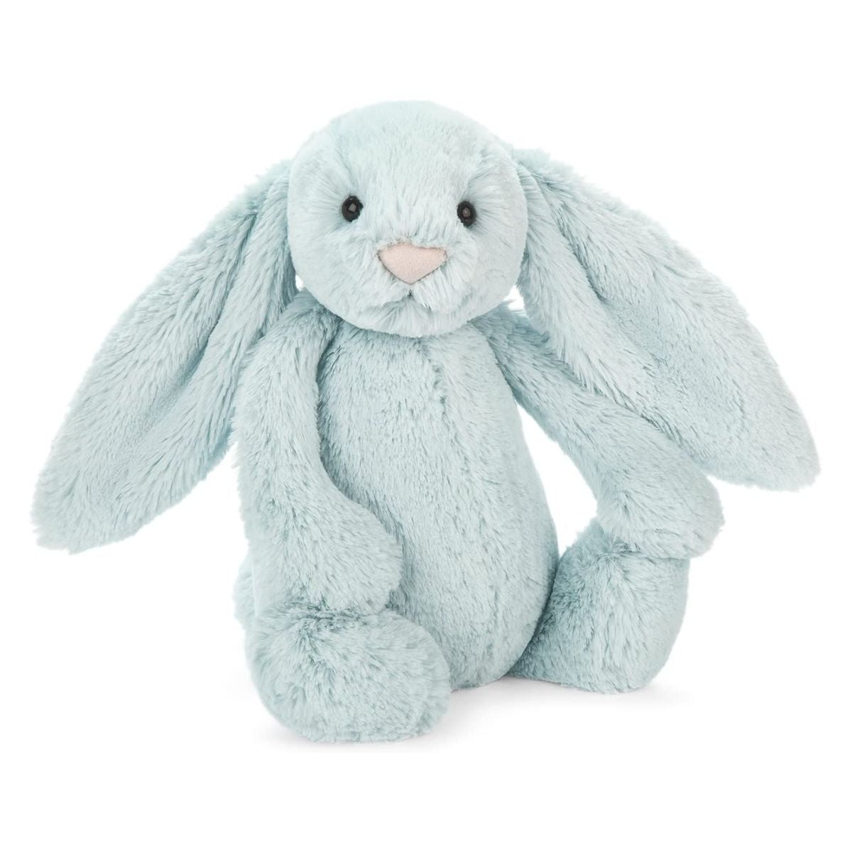 Soft Plush Bashful Blue Bunny Stuffed Animal - Medium Size for Kids, Nursery Decor & Easter Gifts