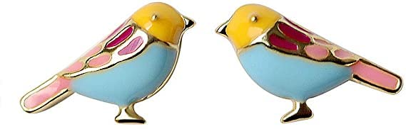 Stylish Colorful Bird Drop Glue Earrings - Simple & Lovely Animal Jewelry for Women & Girls | Perfect for Casual Wear, Parties & Gifts