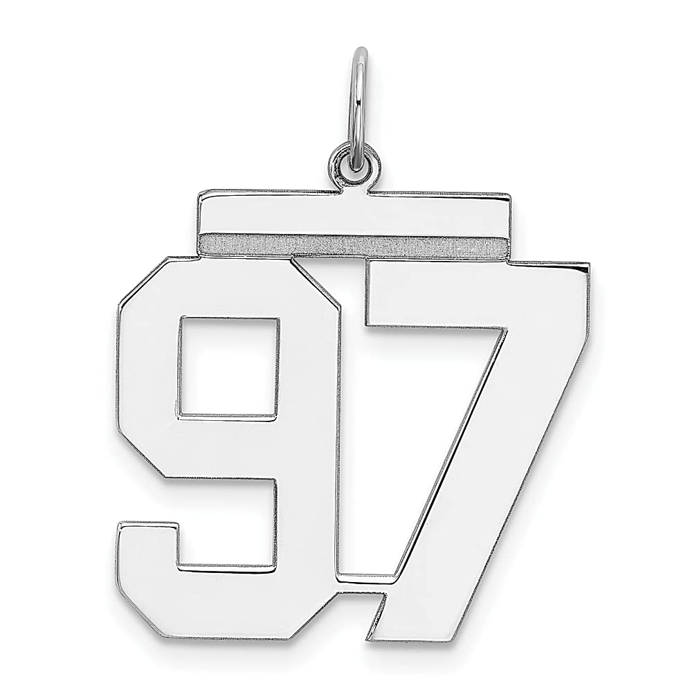 925 Sterling Silver Number 97 Charm Necklace for Women - Elegant Pendant Jewelry Gift for Her | Perfect for Birthdays, Anniversaries & Special Occasions