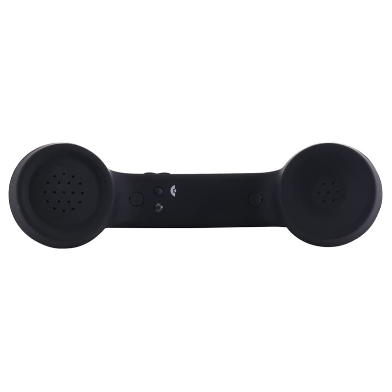 Retro Wireless & Wired Telephone Handset Receiver - Vintage Style Headset for Smartphones | Perfect for Office, Home, and Call Center Use