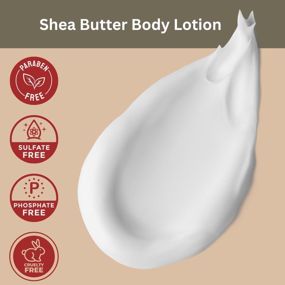 Auburn Hills White Pepper Lavender Scented Shea Butter Body Lotion - 16 Oz (2 Pack) - Moisturizing & Hydrating for Dry Skin - Perfect for Daily Use, Spa & Relaxation at Home