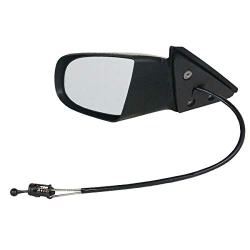 Compatible with 1995-2001 Chevy Lumina Manual Remote Rear View Mirror w/Lever - Black Driver Side Replacement for Enhanced Visibility and Safe Driving