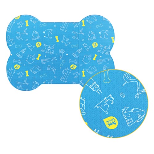 **Sapsal Soft Dog Bed Mat - Comfortable Pet Bedding for Small & Large Dogs - Washable & Non-Slip Dog Mat for Crate, Kennel, or Home Use**