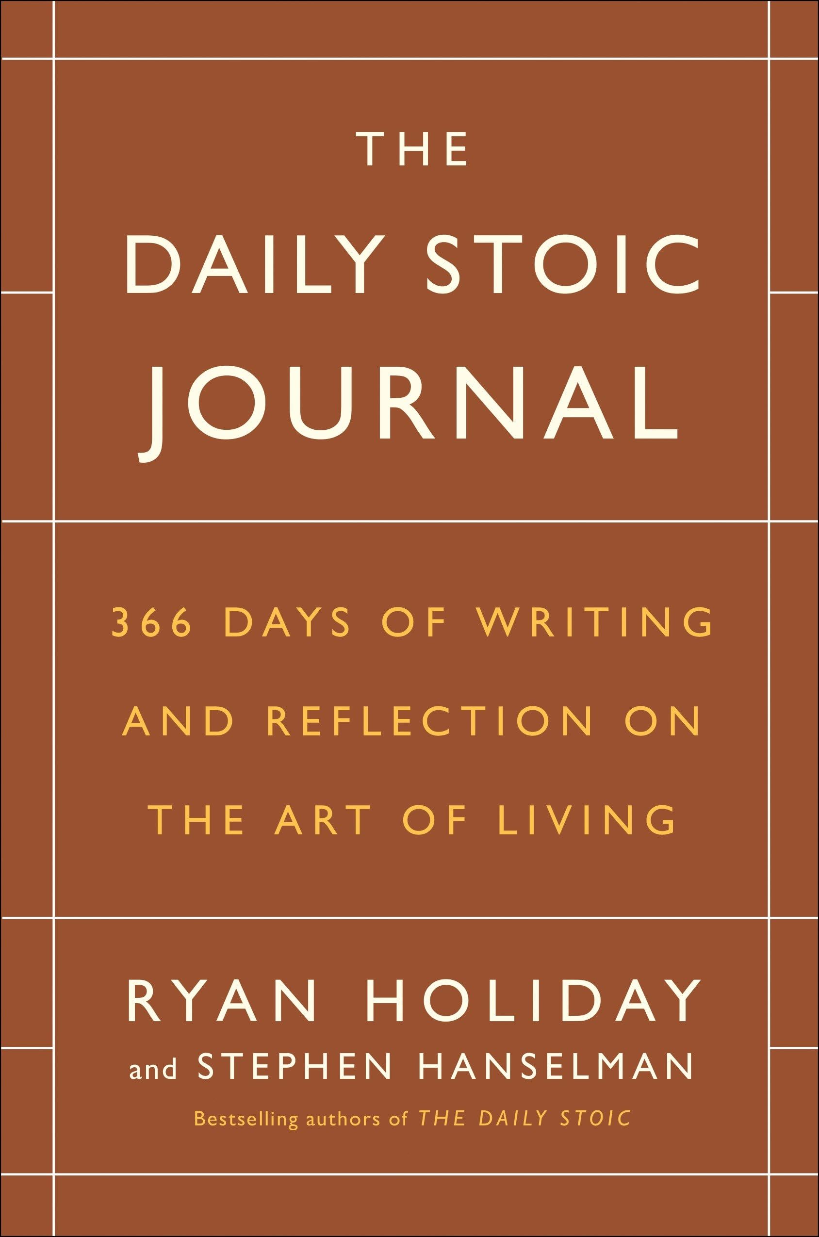 The Daily Stoic Journal: 366 Days of Writing Prompts & Self-Reflection for Personal Growth | Guided Mindfulness & Philosophy Exercises | Perfect for Meditation, Daily Gratitude Practice & Mental Wellness