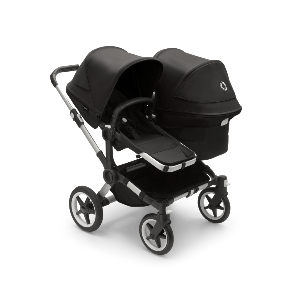 Bugaboo Donkey 5 Duo Complete Stroller - Premium Twin Baby Stroller with Reversible Seats | Perfect for City Walks, Travel & Everyday Use with Toddlers
