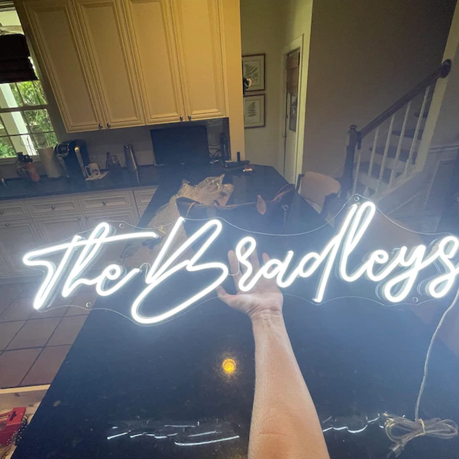 Custom LED Neon Signs - Personalized Wall Decor Art with 2 Lines Text (40