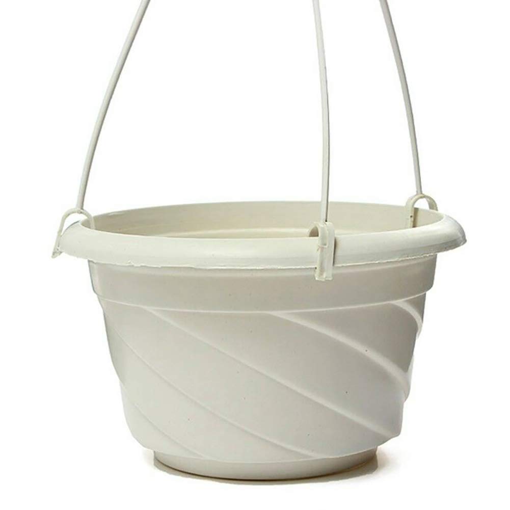 MG554zy0 Hanging Flower Pot Basket - Rustproof Balcony Hook Planter Holder for Home & Garden | Perfect for Indoor Plants, Outdoor Decor, and Vertical Gardening