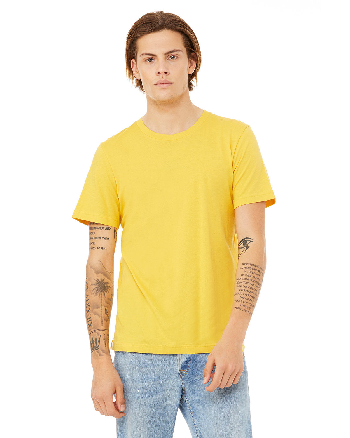 Bella + Canvas 3001C Unisex Jersey T-Shirt - Soft Cotton Crew Neck Tee for Men & Women - Perfect for Casual Wear, Screen Printing & Everyday Comfort