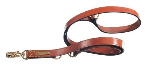 Premium Italian Leather Dog Leash - 6ft Quick Release Adjustable Pet Lead for Walking, Training & Outdoor Adventures (Brown)