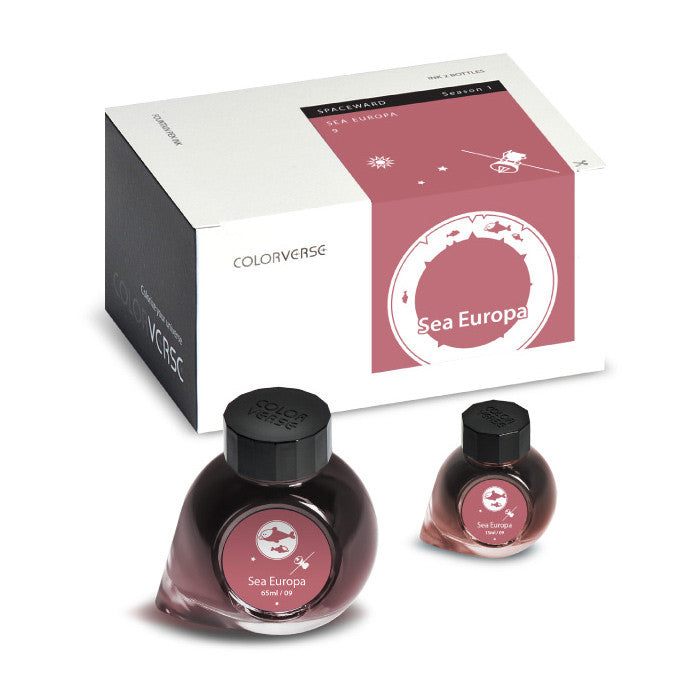Colorverse Spaceward Fountain Pen Ink Set - 65ml + 15ml Bottles for Writing, Calligraphy & Art - Premium Ink for Journaling, Letter Writing & Creative Projects