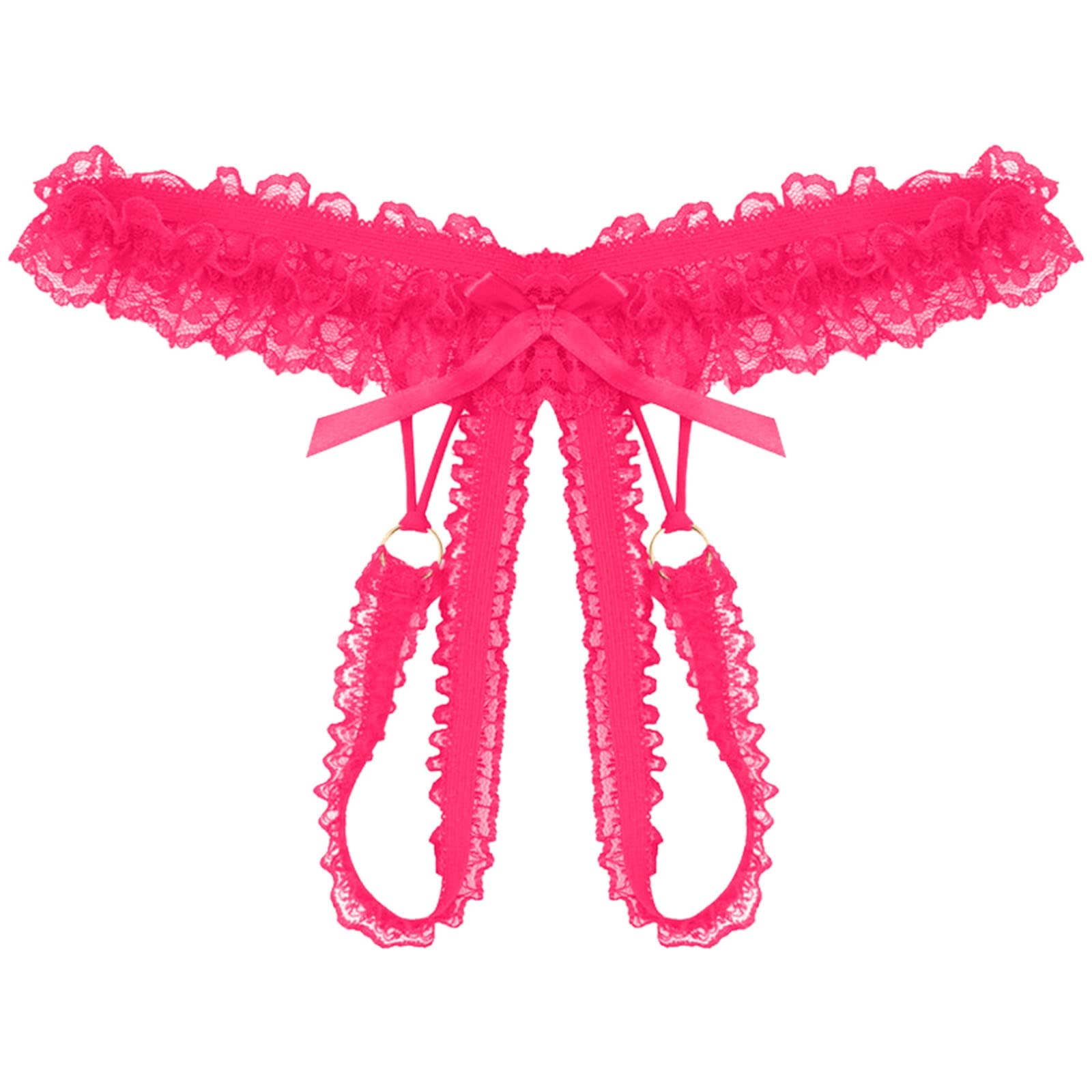 Sexy Lace Women's Panties - Low Rise Open Crotch Underwear Briefs for Women | Comfortable & Breathable for Daily Wear, Date Night & Special Occasions