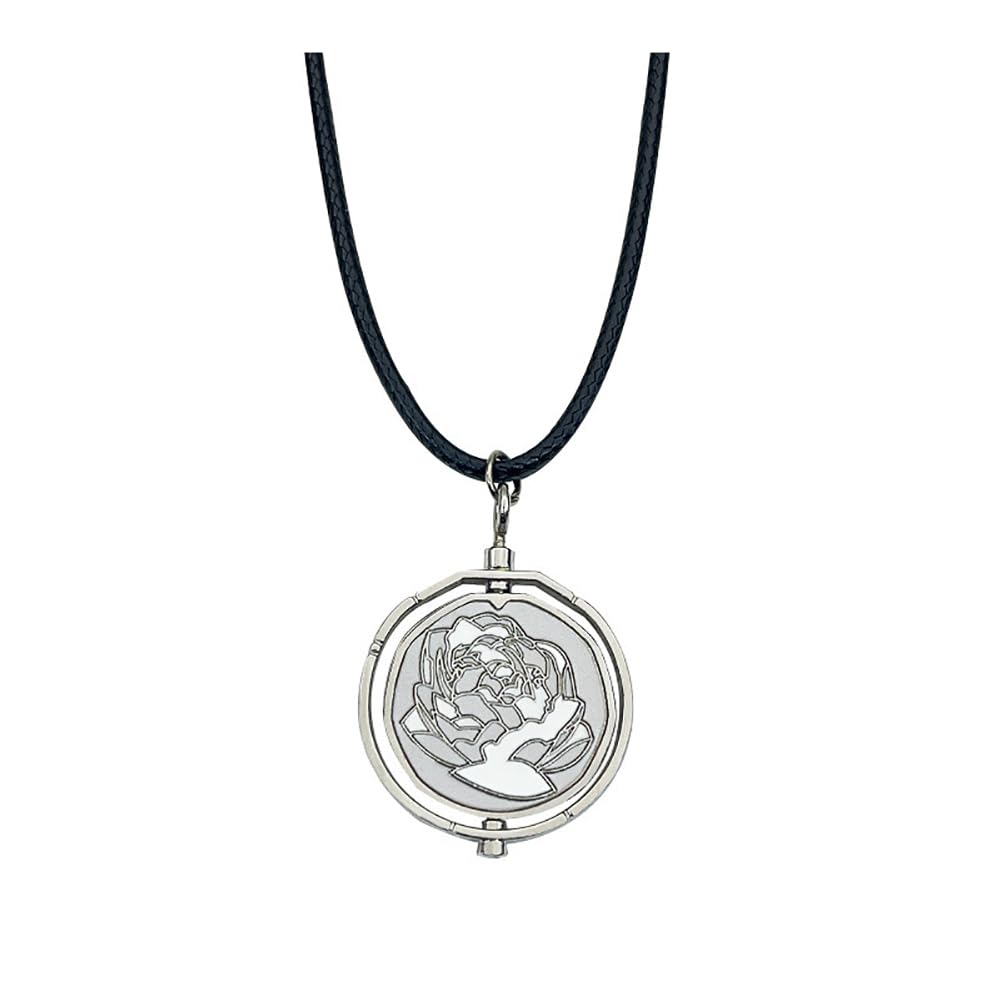 Vi Arcane Hextech Crystals Rotatable Pendant Necklace - Official League of Legends Cosplay Jewelry for Halloween, Christmas & Birthday Gifts | Perfect for Cosplay Events, Anime Conventions & LOL Fans