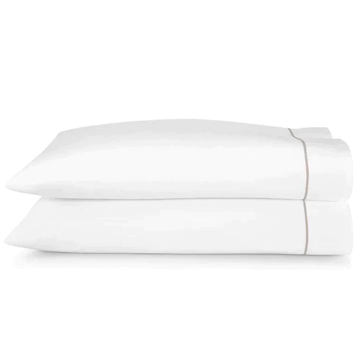 Luxury Embroidered Percale Pillowcases Set of 2 - 100% Cotton Hotel Quality Bedding for Ultimate Comfort - Perfect for Master Bedroom, Guest Room & Home Decor