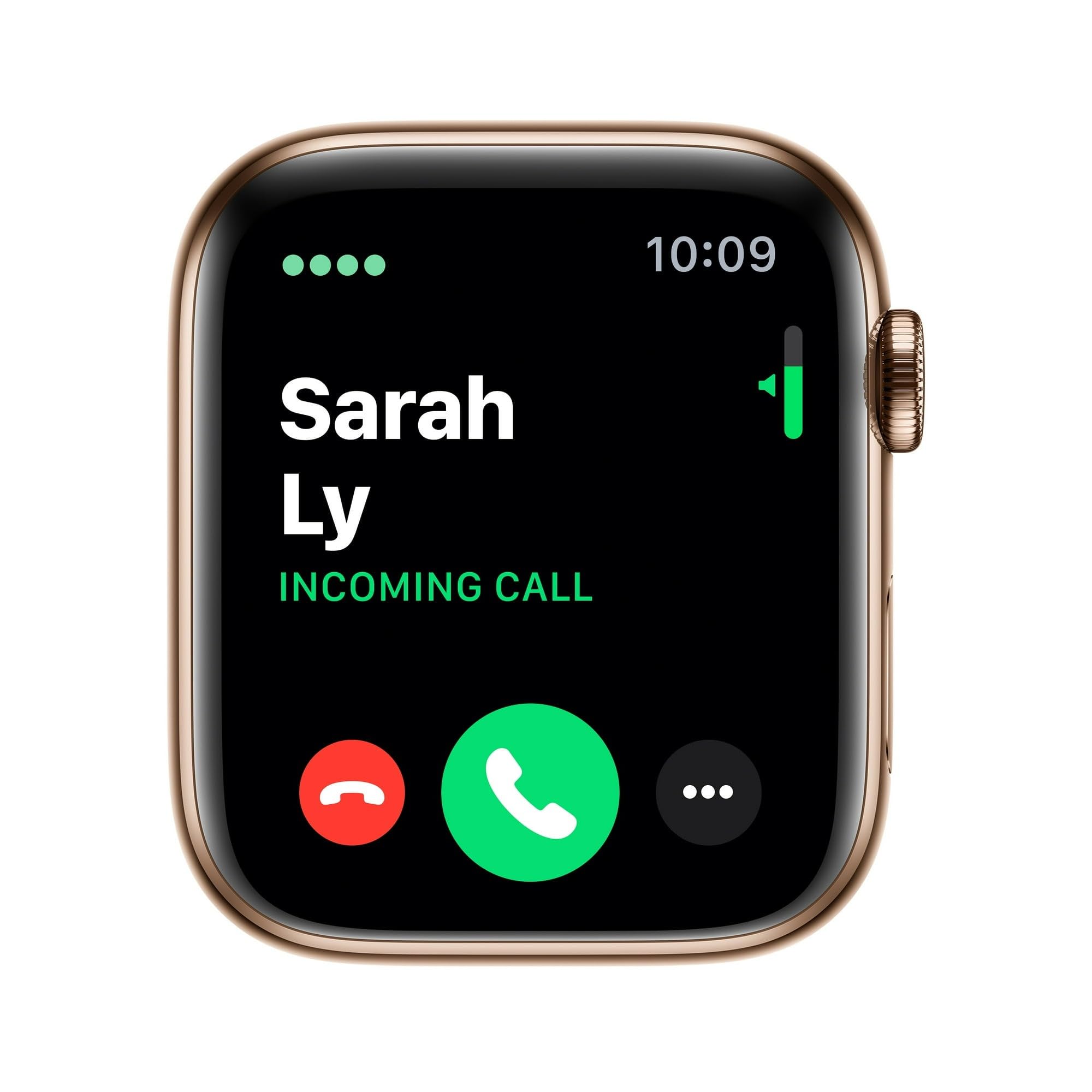Refurbished Apple Watch Series 4 GPS + Cellular 40mm - Stainless Steel Case with Black Sport Band | Smartwatch for Fitness Tracking, Heart Rate Monitoring & iPhone Connectivity | Perfect for Workouts, Swimming & Everyday Wear