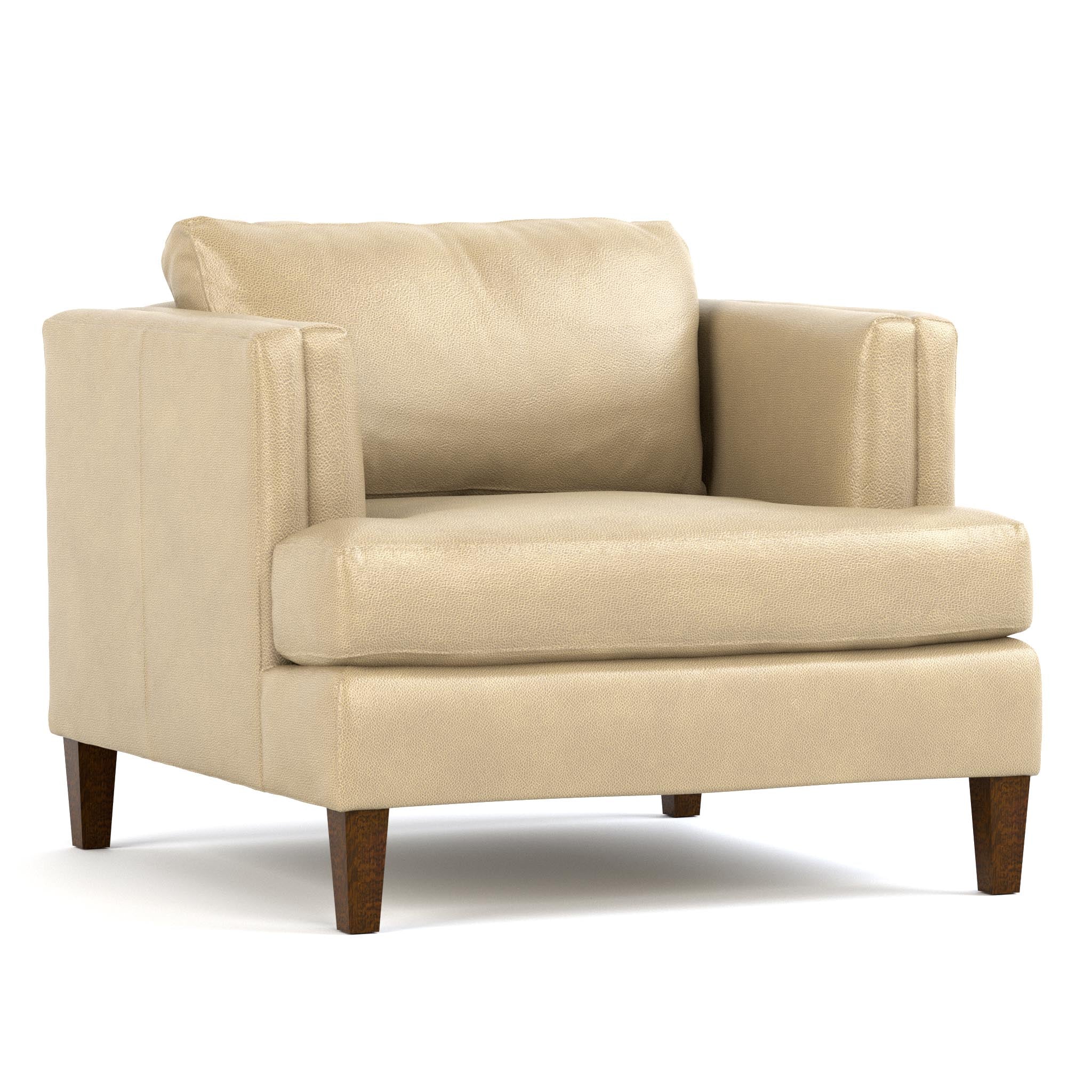 Surrey Hills Tuxedo Arm Chair - Elegant Upholstered Lounge Chair for Living Room, Office & Study - Premium Comfort Seating for Home Decor