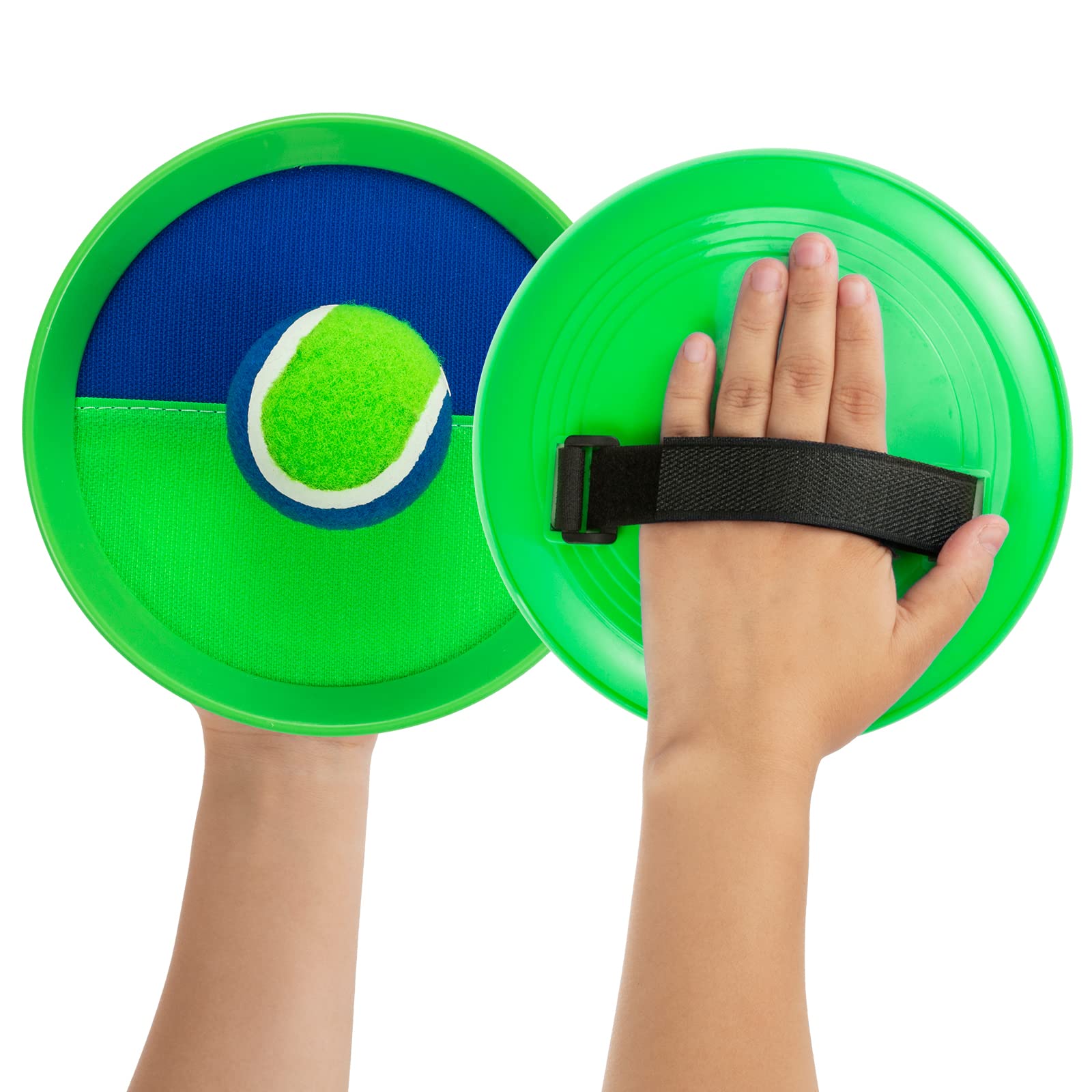 Outdoor Toss and Catch Ball Set for Kids Ages 4-8 - 6 Paddles & 3 Balls | Fun Backyard Games for Children & Adults | Perfect Birthday Gift for 3-8 Year Old Boys & Girls | Great for Park Play, Beach Games, and Family Yard Activities
