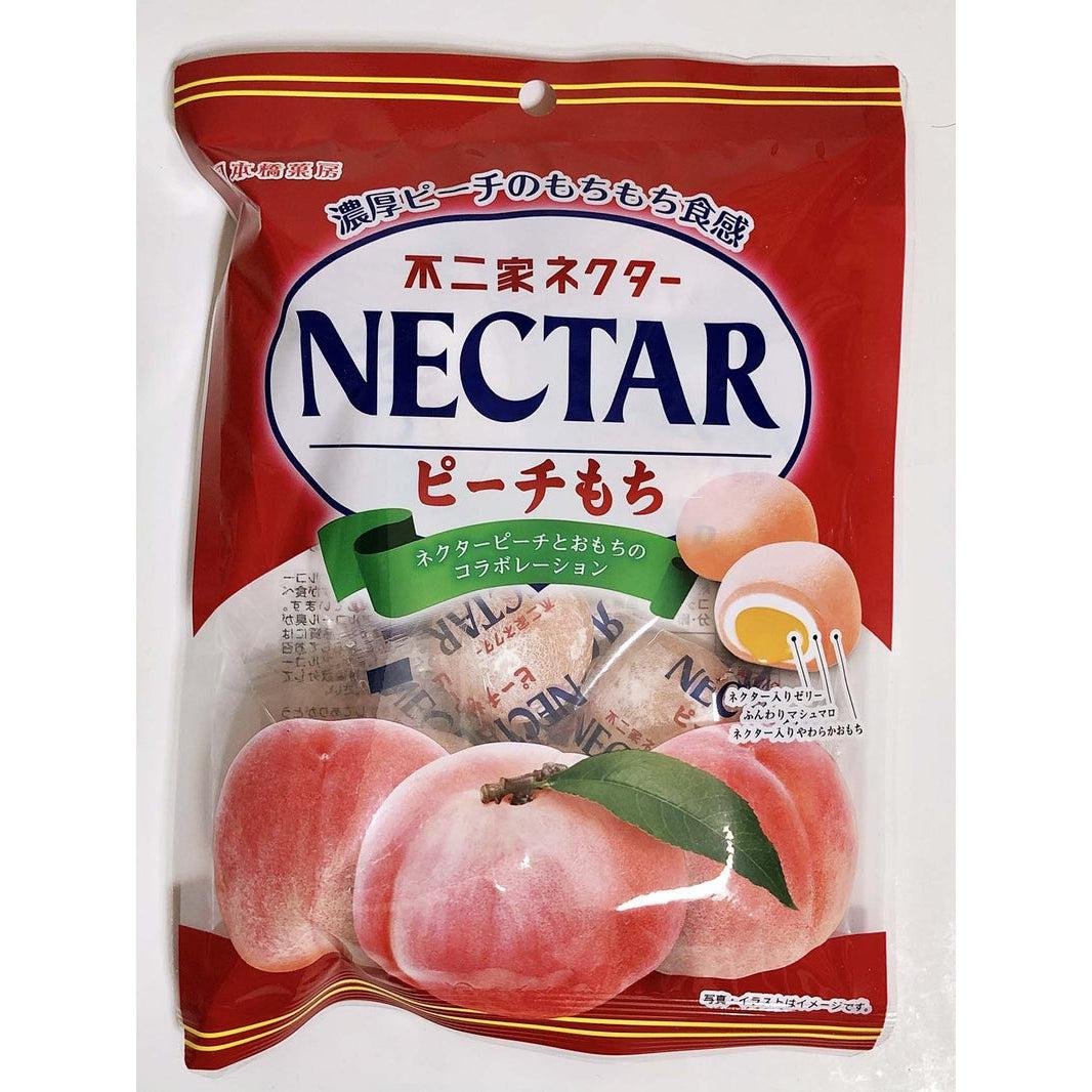 Premium Japanese Peach Nectar Filled Mochi - Authentic Nihonbashi Fujiya 100g (3-Pack) | Delicious Snack for Tea Time, Gifts & Asian Dessert Lovers