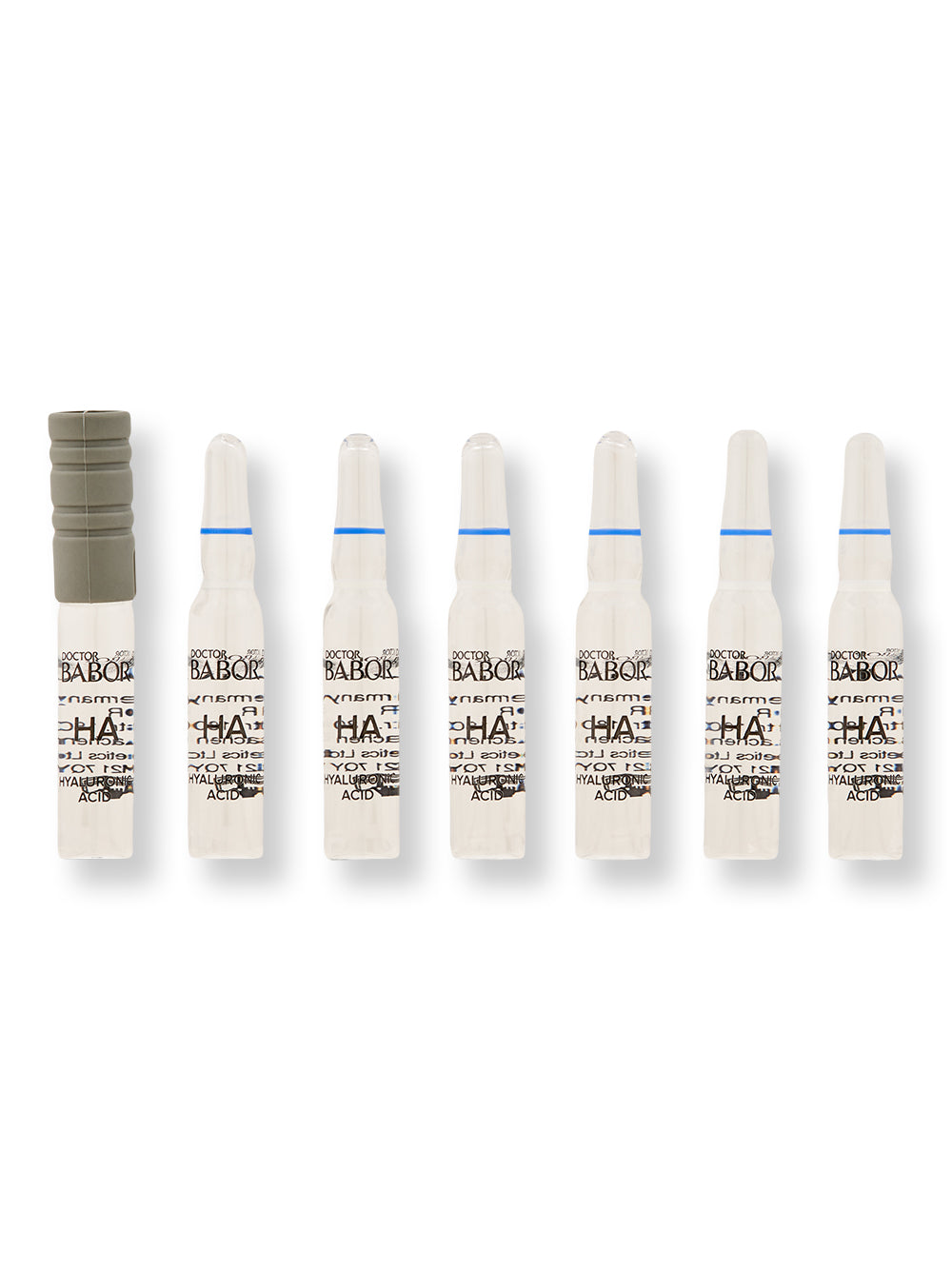 Babor Hyaluronic Acid Power Serum Ampoules - Intense Hydrating Facial Treatment for Dry Skin, Anti-Aging & Wrinkle Reduction - Perfect for Night Routine & Travel Skincare