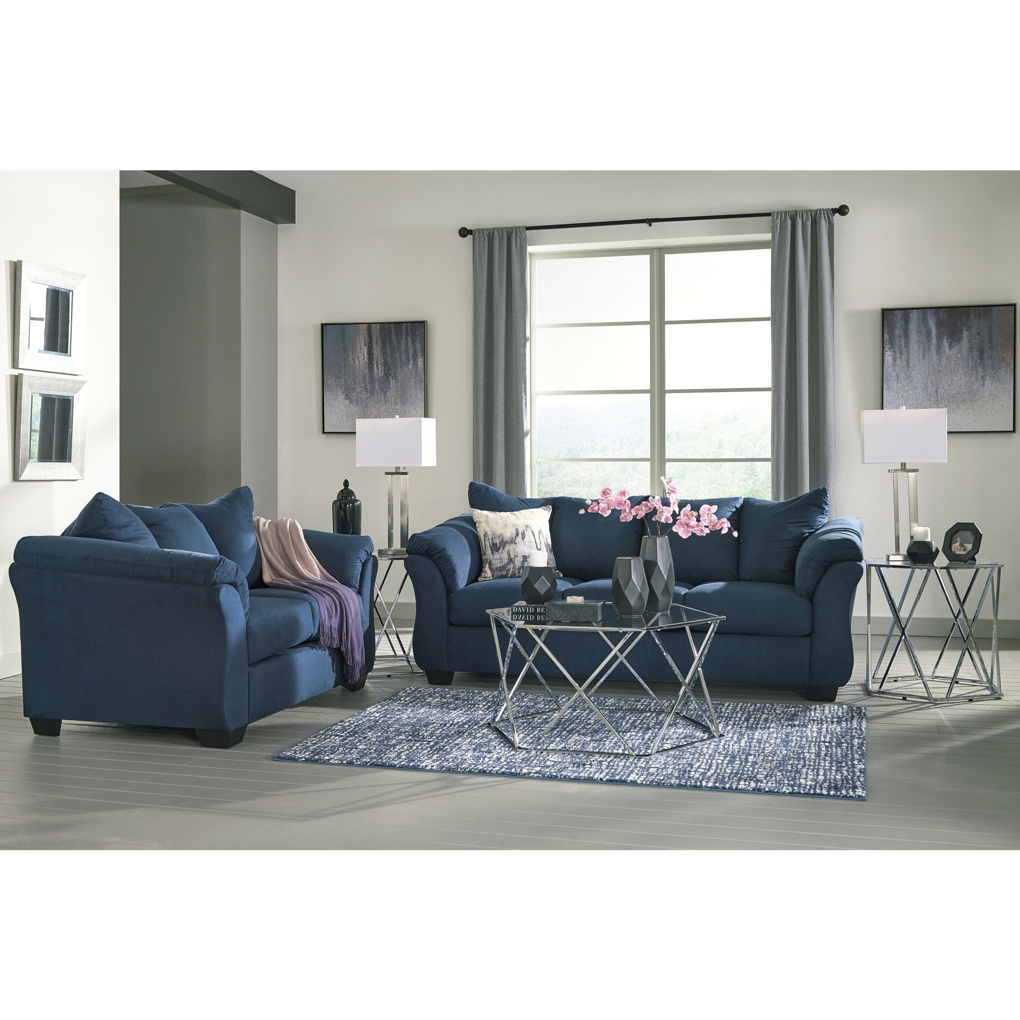 Darcy Sofa 4-Seater Modern Living Room Couch - Perfect for Family Gatherings, Movie Nights & Home Decor