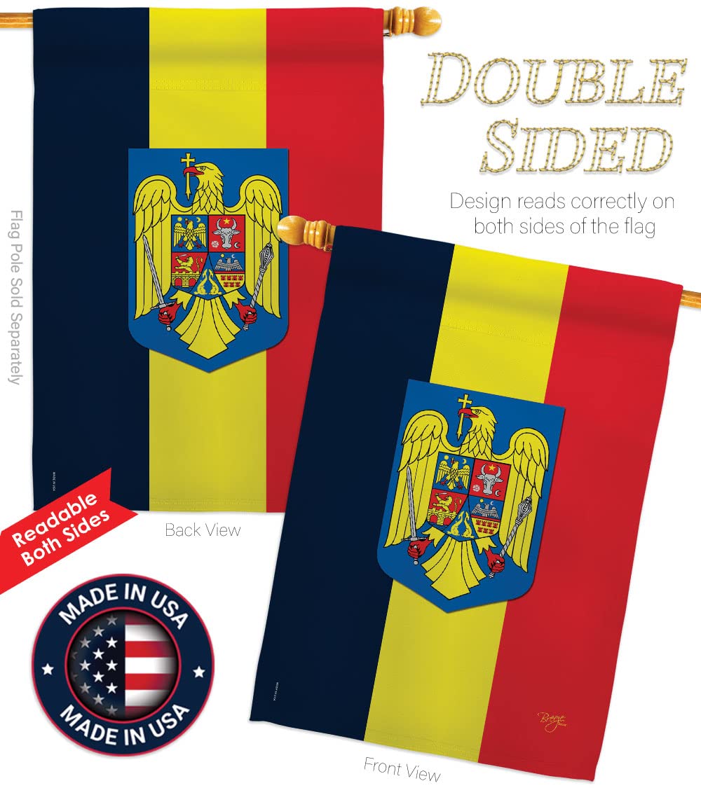 Romania National Flag Set 28x40