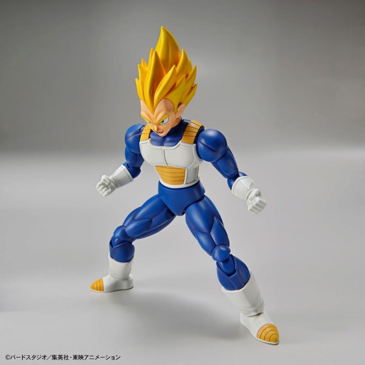 Figure Rise Standard Dragon Ball Super Saiyan Vegeta Action Figure Model Kit - Build & Display Anime Collectible for Fans & Hobbyists