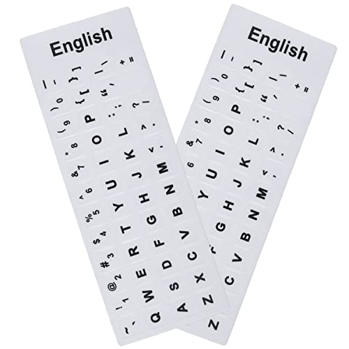 English-white/Black Letters