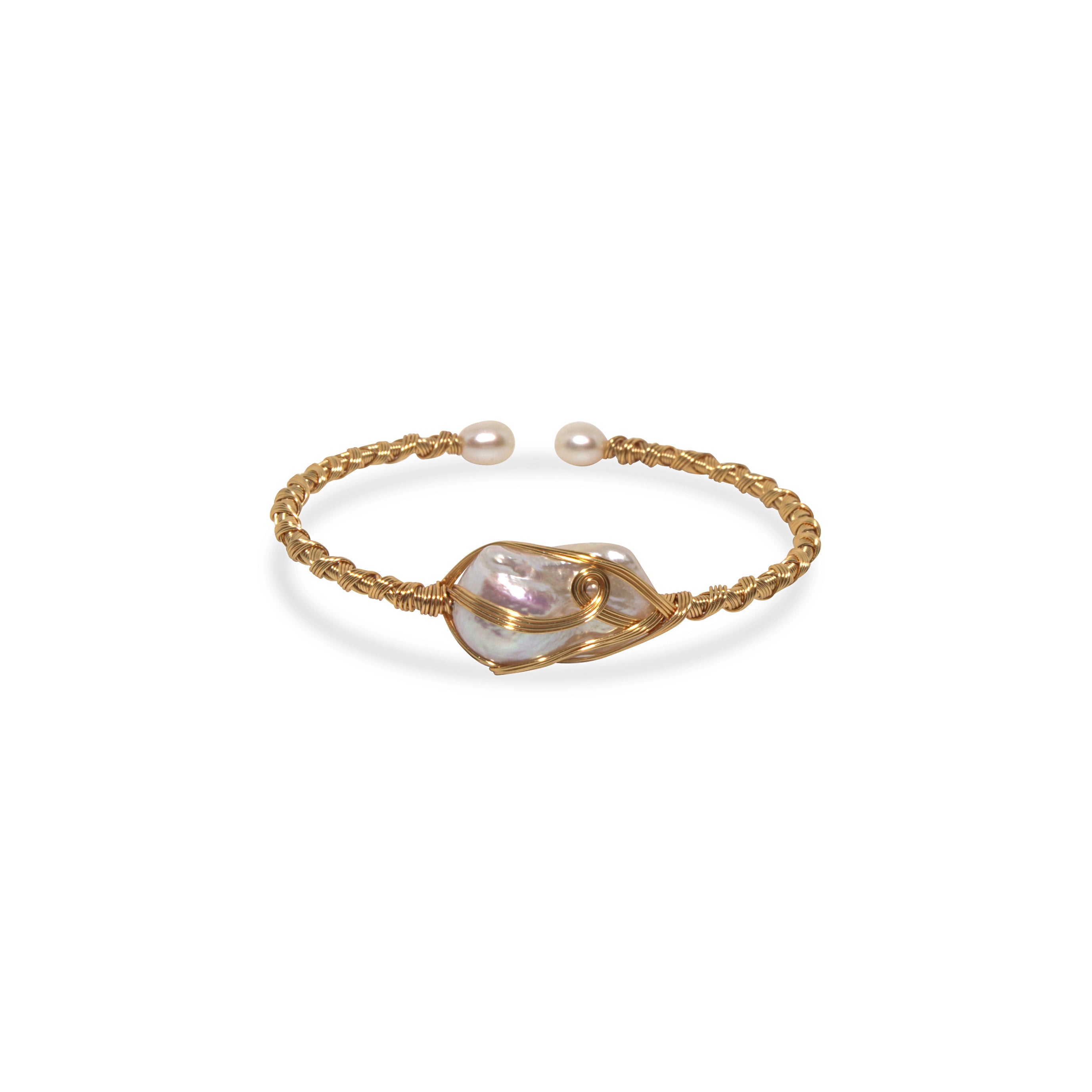 Elegant Baroque Glow Pearl Bracelet for Women - Shimmering Fashion Jewelry Gift for Parties & Special Occasions