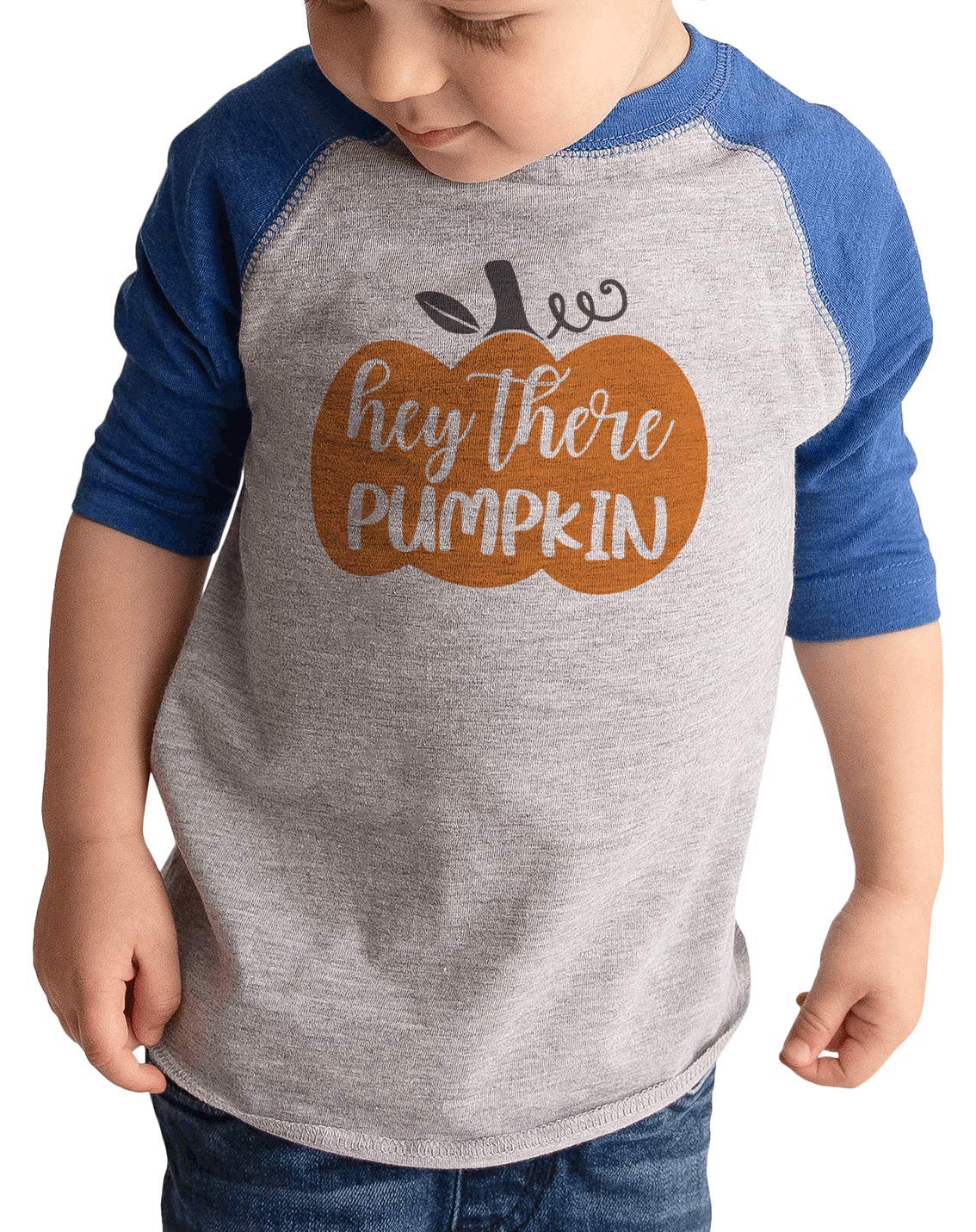 Hey There Pumpkin Shirt for Kids - Cute Fall T-Shirt for Boys & Girls | Perfect for Halloween, Thanksgiving & Autumn Family Photos