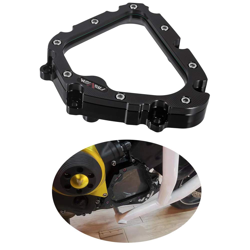 Aluminum Motorcycle Pulse/Timing Cover - Right Engine Case Accessory for Yamaha MT09 FZ09 FJ09 XSR900 Tracer900 GT Niken (2014-2020) - Black - High Performance Upgrade for Engine Protection & Custom Look | Perfect for Street Riding, Touring & Performance Modifications