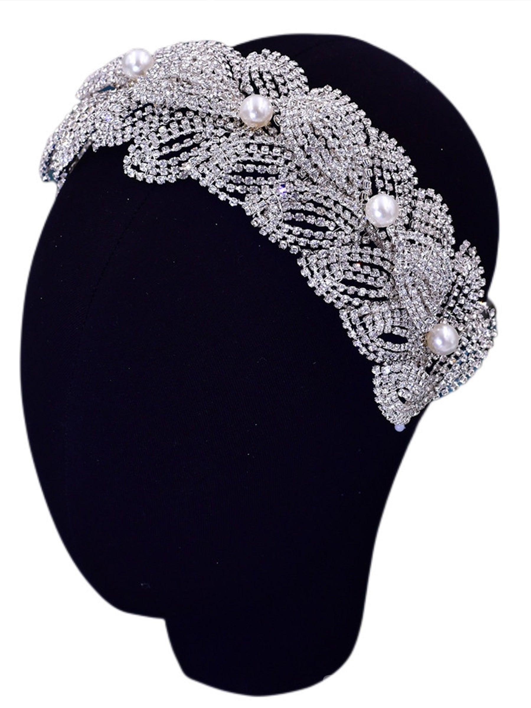 Elegant Handmade Beaded Headband for Women - Simple Boho Hair Accessory - Perfect for Weddings, Parties & Everyday Wear HP366