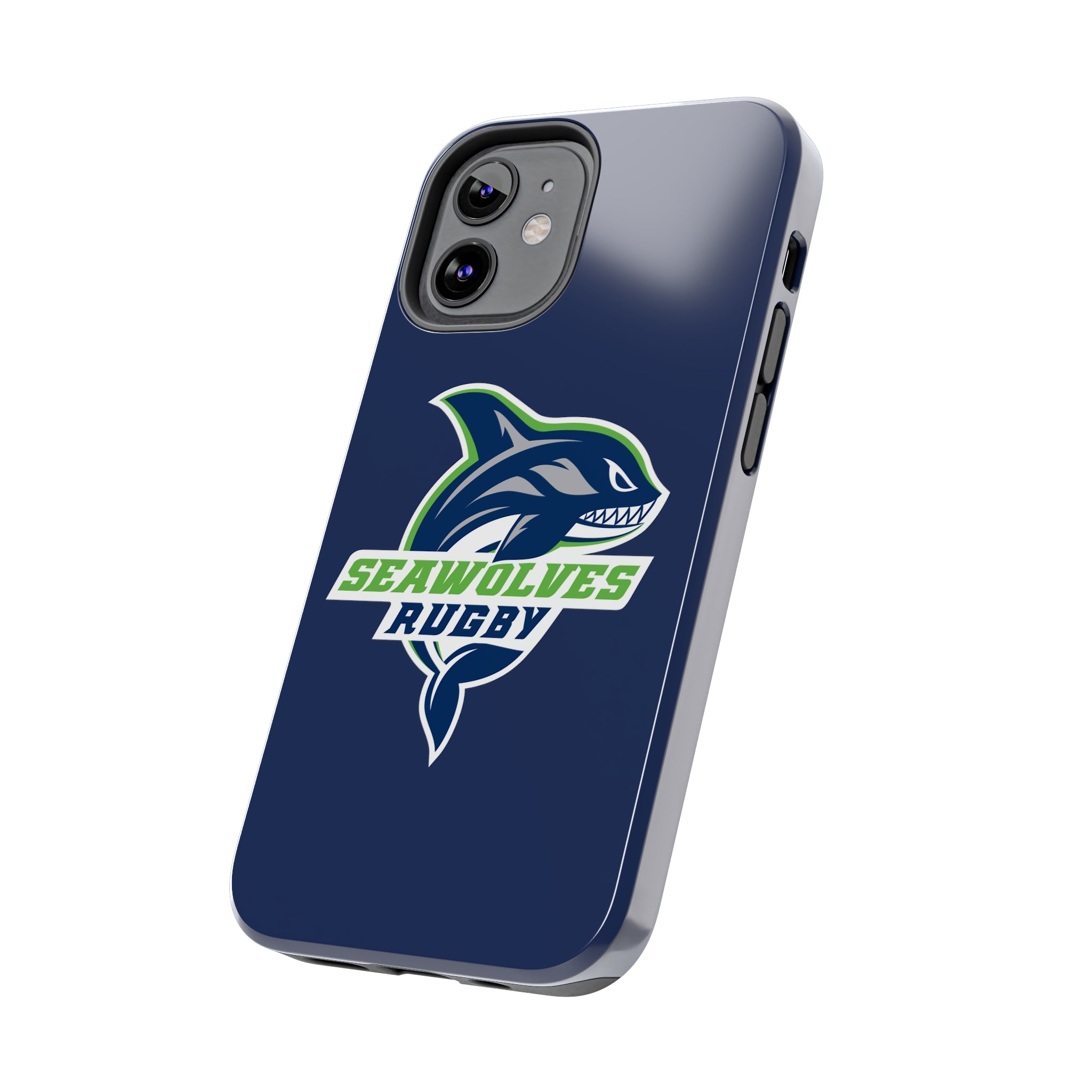 Seawolves Navy Rugged Phone Case - Shockproof & Durable Protection for iPhone & Samsung - Perfect for Outdoor Adventures, Work & Daily Use