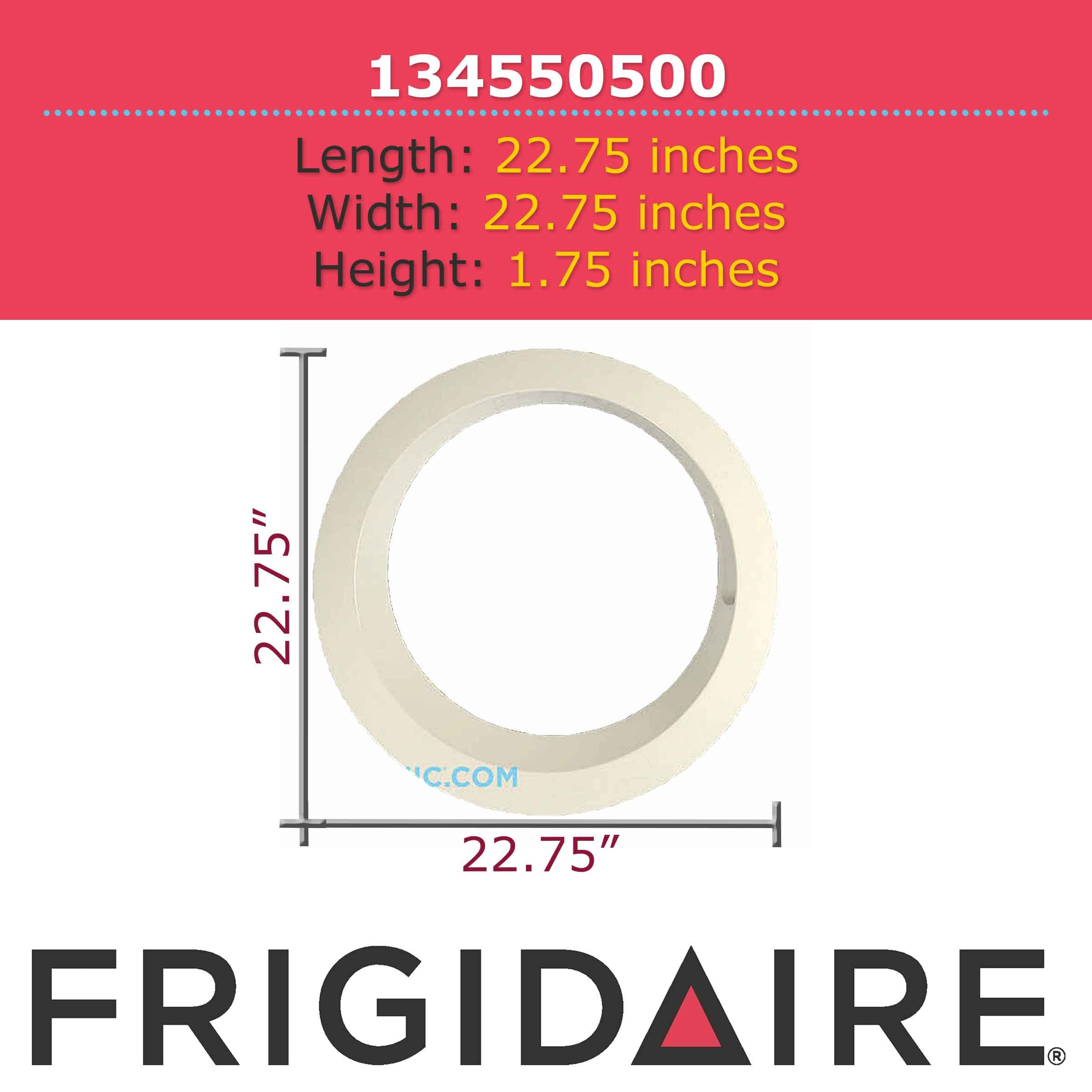 Original Frigidaire 134550500 Replacement Door Panel for Washing Machine - Perfect Fit for Frigidaire Front Load Washers, Easy DIY Installation for Home Laundry Room Repairs