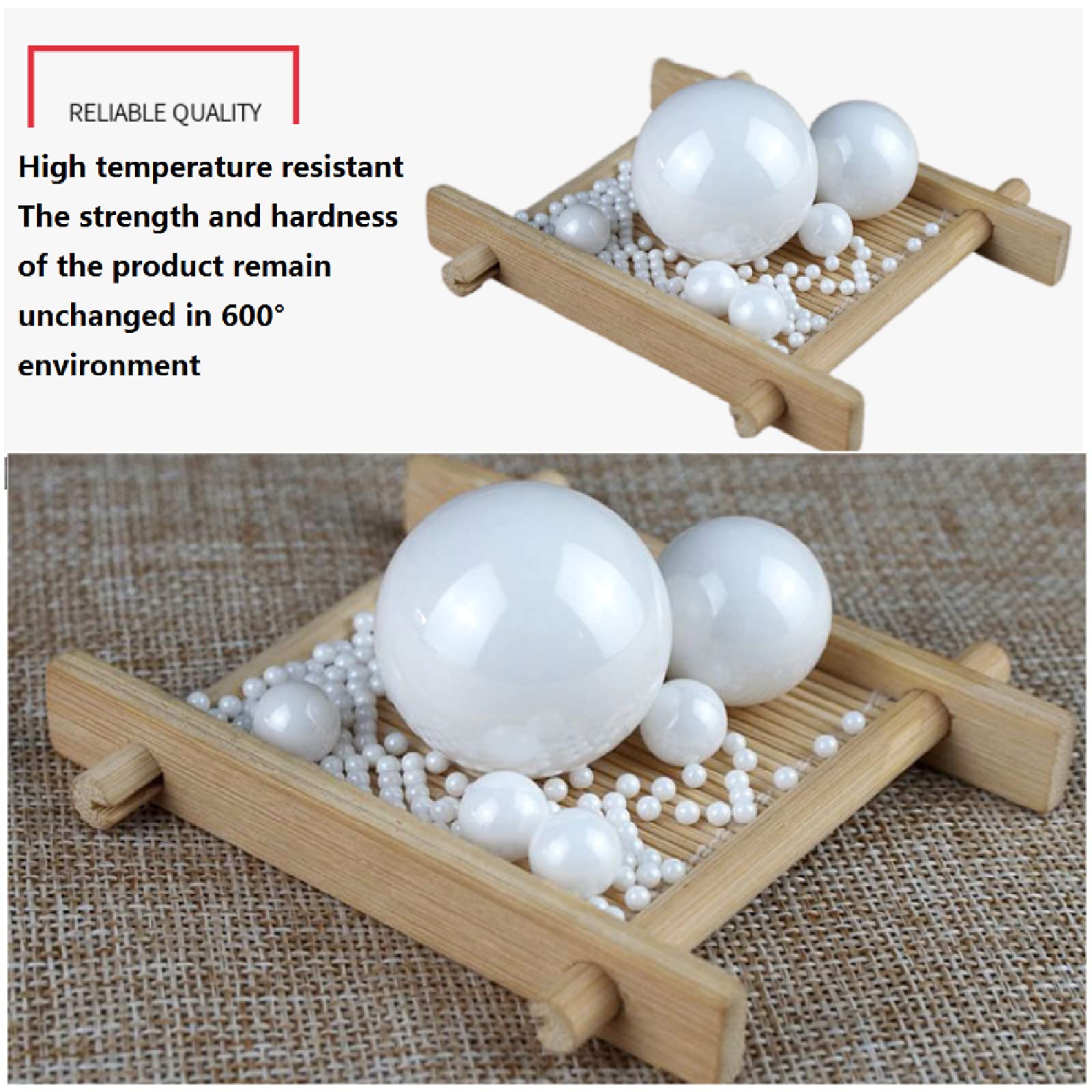 High-Precision Zirconia Ceramic Balls (G5 Grade, 14.288mm Diameter) - 3pcs Set for Valves, Bearings & Industrial Applications | Durable & Corrosion-Resistant Ceramic Spheres for Automotive, Aerospace & Medical Equipment