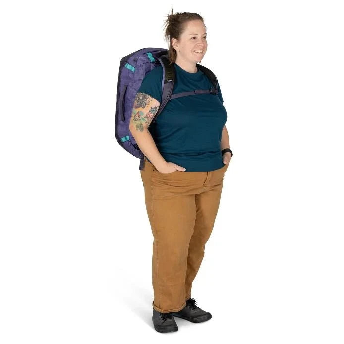 Osprey Transporter Duffel 40 - Waterproof Travel Duffel Bag for Outdoor Adventures, Gym & Weekend Getaways | Durable Carry-On Luggage for Hiking, Camping & Air Travel