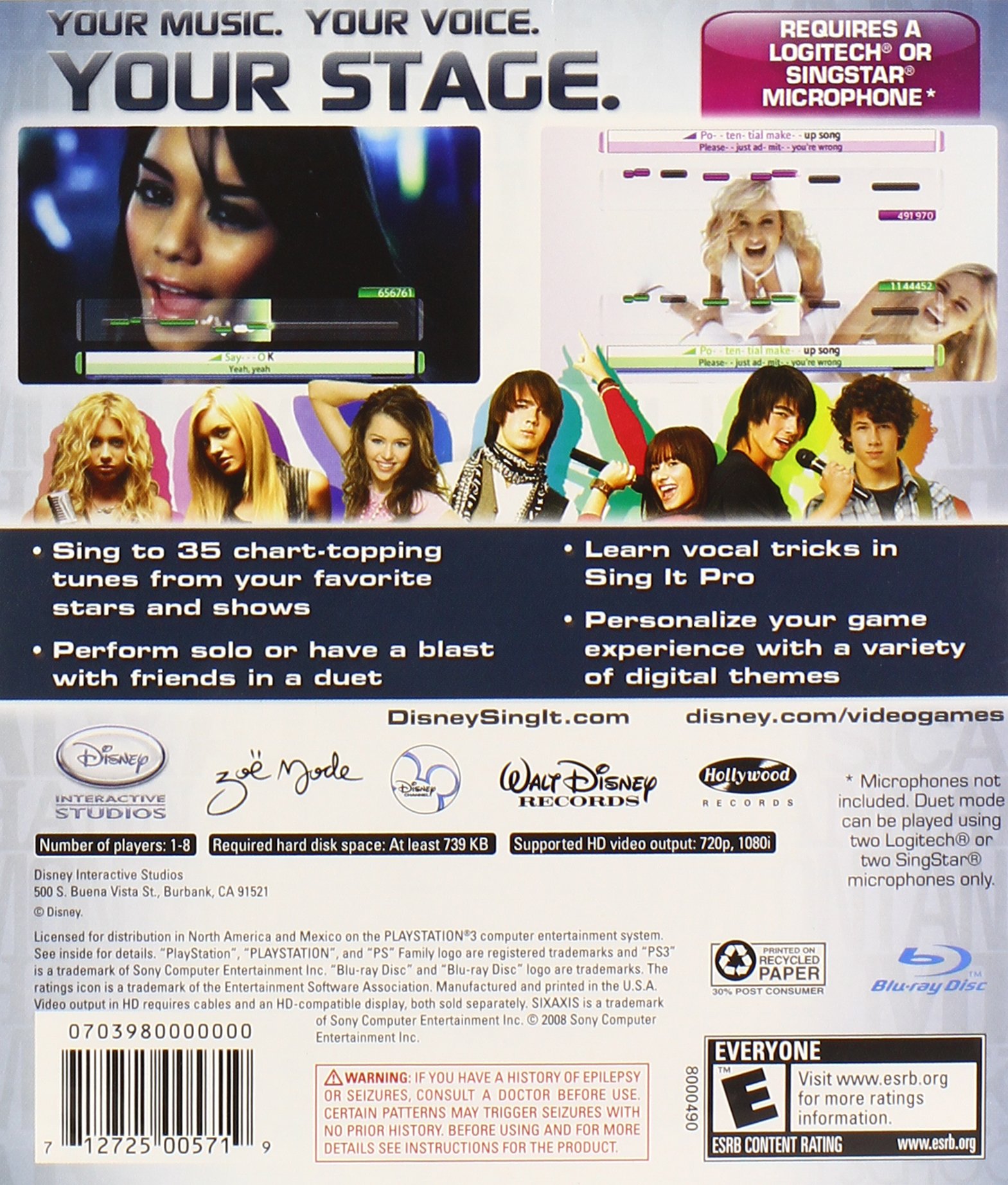 Sing It - PlayStation 3 Karaoke Game with Microphone | Fun Family Party Music Game for PS3 | Perfect for Game Nights & Birthday Celebrations