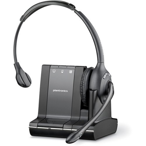 Plantronics Savi W710 Wireless Headset System - Multi-Device Bluetooth Headset with HL10 Handset Lifter for Office, Call Center & Remote Work
