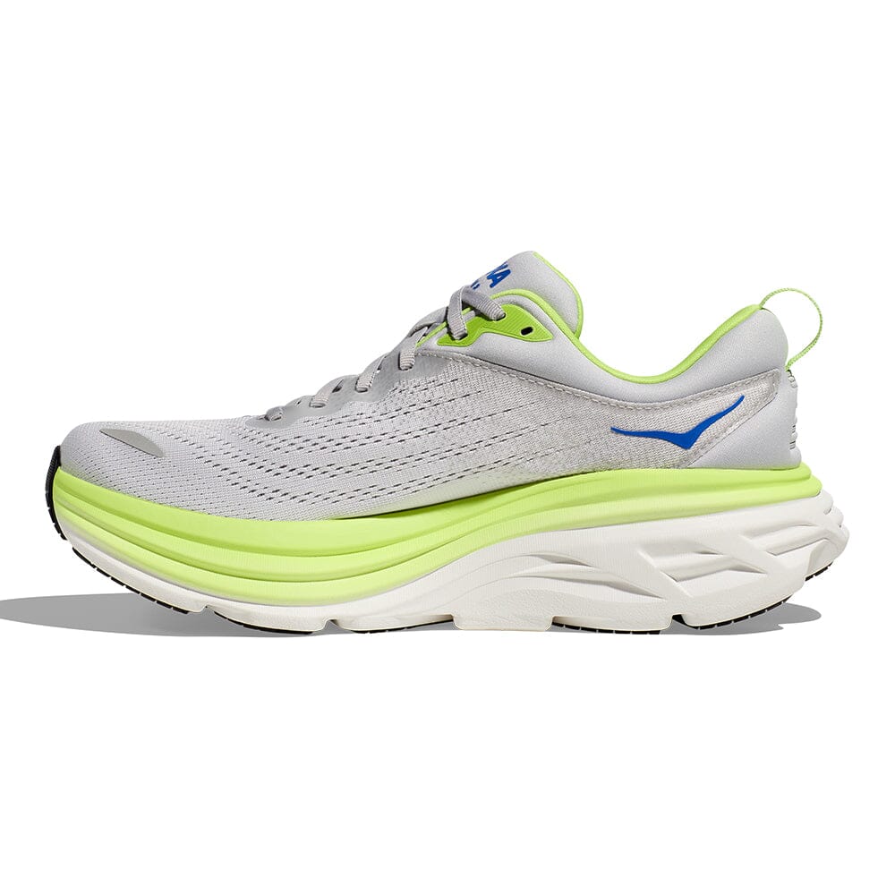Hoka Men's Bondi 8 Running Shoes - Lightweight Cushioned Sneakers for Marathon, Jogging & Walking - Breathable Mesh Upper with Maximum Support & Comfort