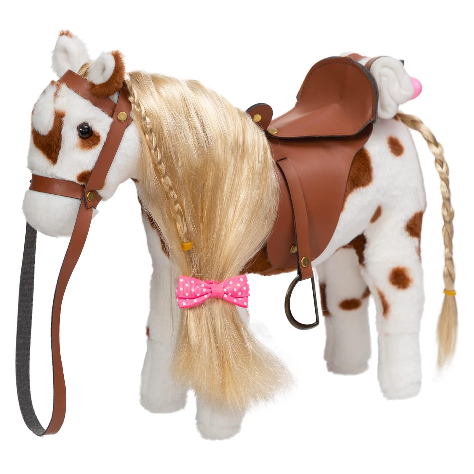 HollyHOME Appaloosa Horse Stuffed Animal - 11
