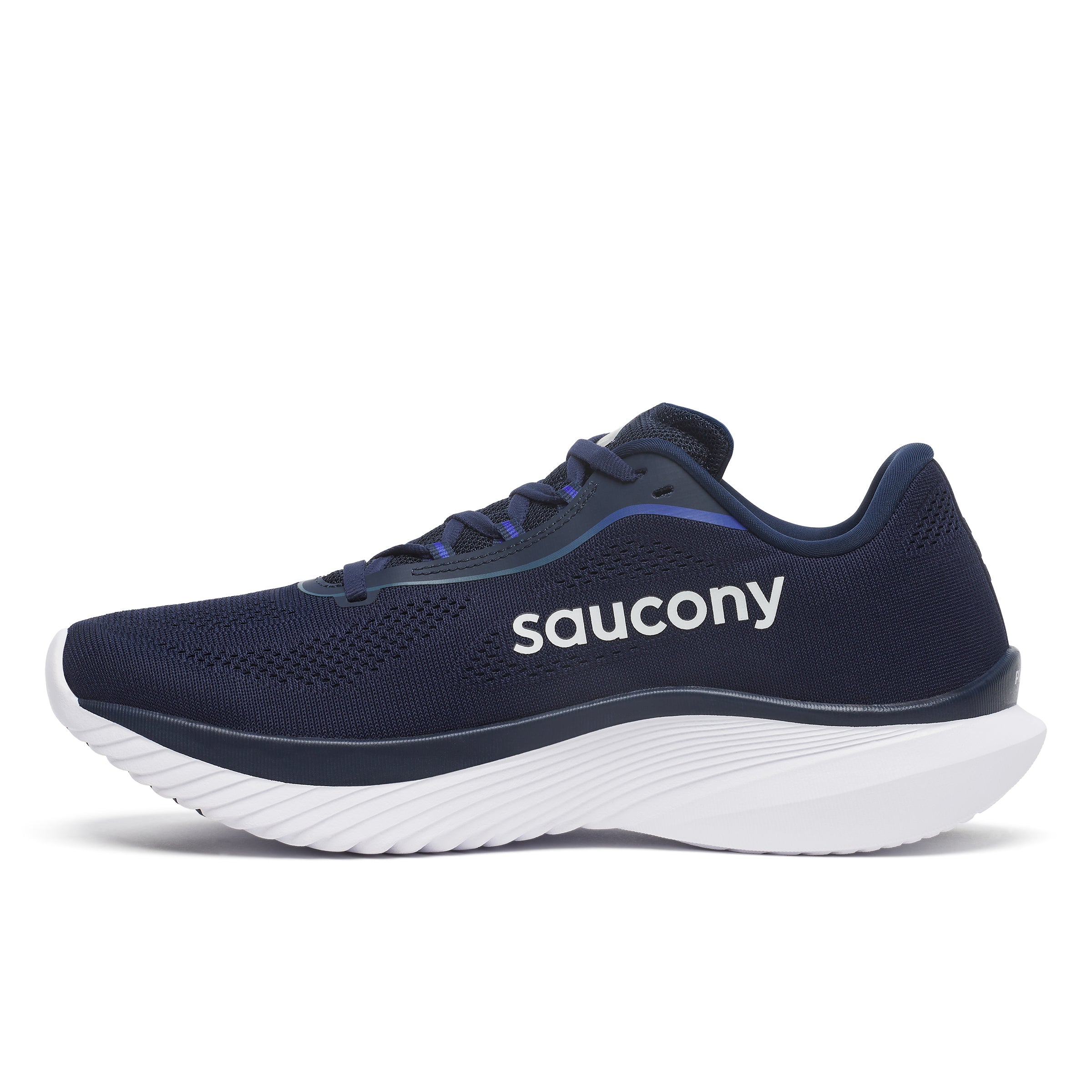 Men's Kinvara 15 Running Shoes - Lightweight & Breathable (Navy/White) - Perfect for Road Running, Jogging & Gym Workouts