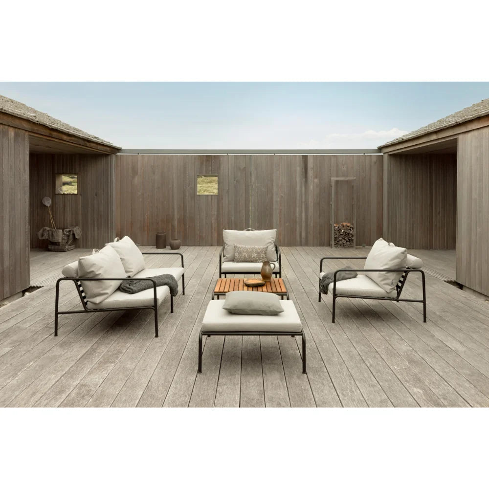 AVON Outdoor Lounge 2-Seater Sofa Set - Waterproof Patio Furniture for Garden, Poolside & Backyard Relaxation