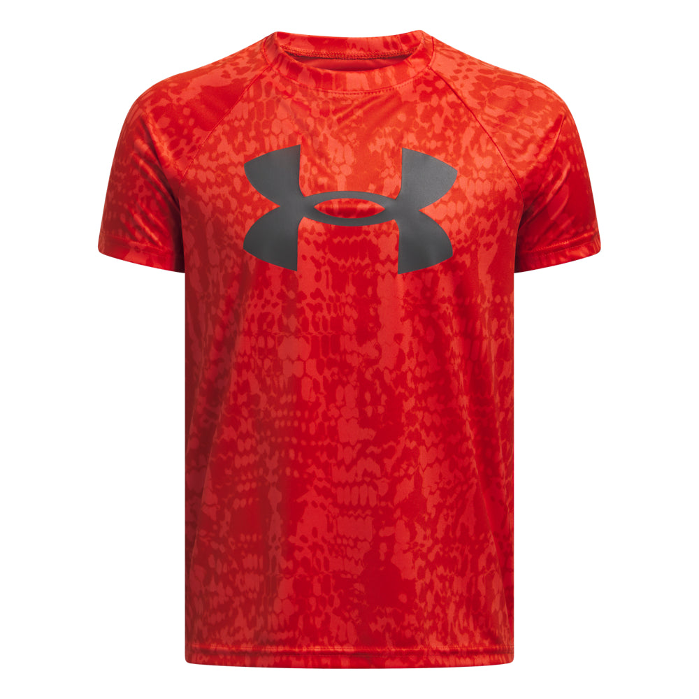 Under Armour Boys' Youth Tech Big Logo T-Shirt - Moisture-Wicking, Breathable & Comfortable for Sports, School & Everyday Wear